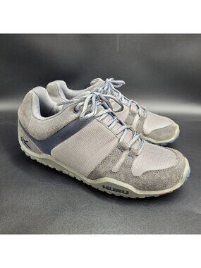 Kuru Chicane Trail Hiking Outdoors Shoes Men's 8 Women's 9.5 Suede Gray